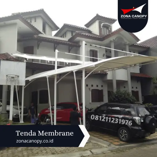 Canoppy Membrane Carport bintaro